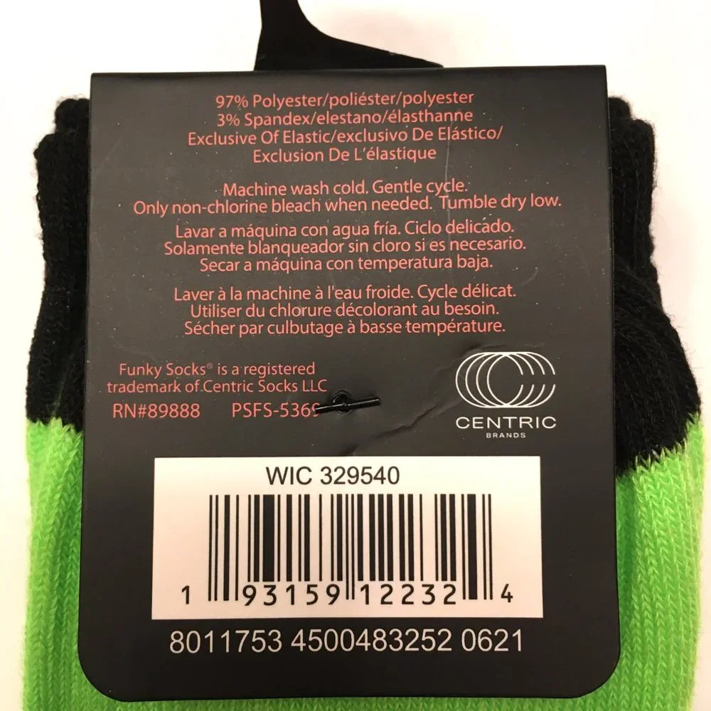 Green Monster Halloween Socks